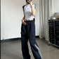 Elastic High Waisted Drawstring Casual Pants For Women