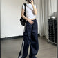 Elastic High Waisted Drawstring Casual Pants For Women