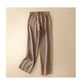 High Waist Straight Pants Drawstring Leisure